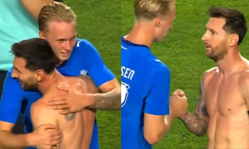 Messi ngỡ ngàng khi gặp con trai đồng đội cũ – Khoảnh khắc chạm cảm xúc tại Iceland - hình ảnh - appxx88.vip
