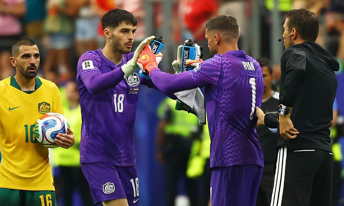 Thay thủ môn trước loạt 11m, Australia vẫn thua Ai Cập ở World Cup 2026 - hình ảnh - appxx88.vip